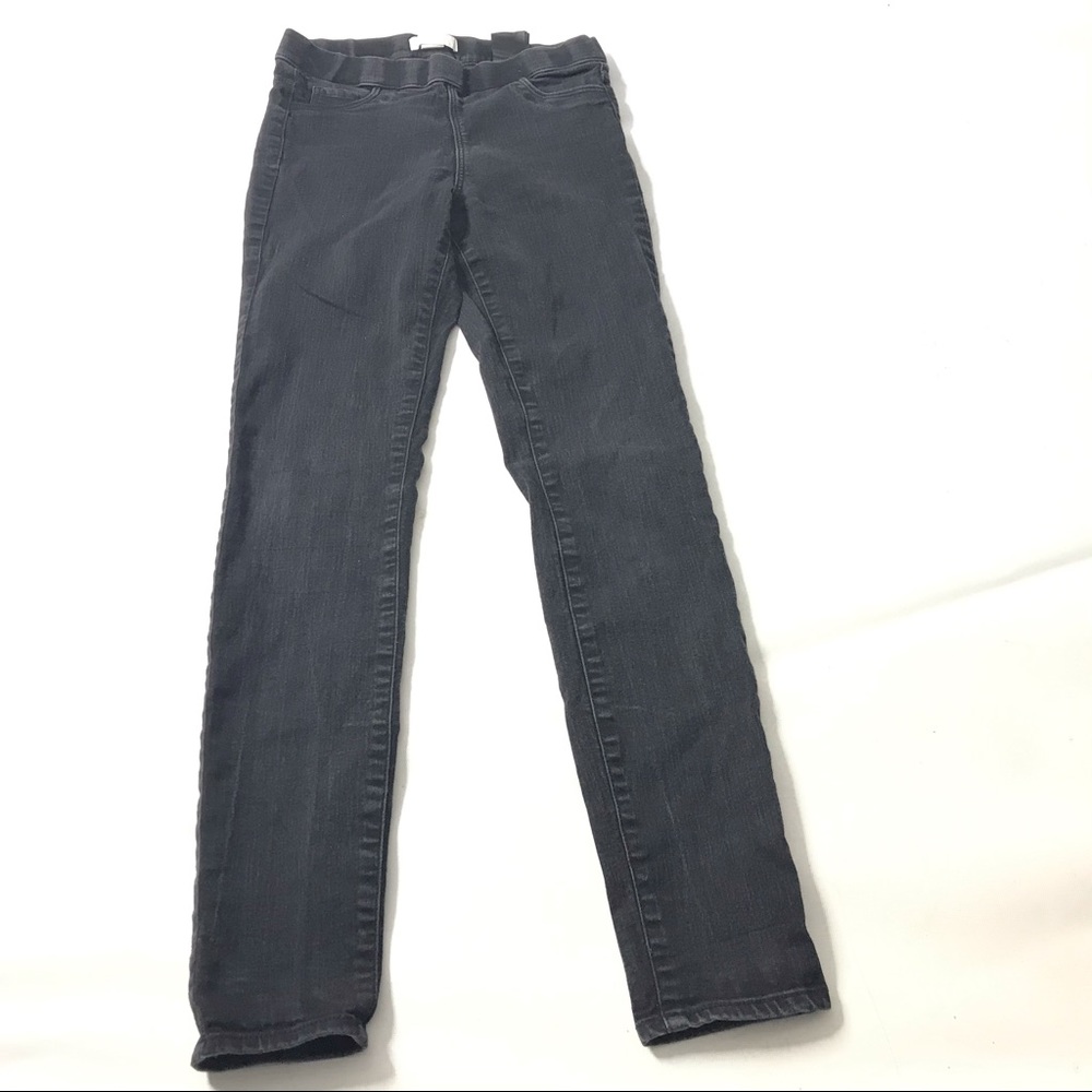H&M Women Pull On Denim Jeans Size 4 Skinny Cotton Blend Solid Slim Jean